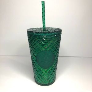 NEW Starbucks Spring Emerald Green Jeweled 16 oz Holiday Tumbler